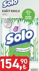 SOLO KAĞIT HAVLU 16'LI